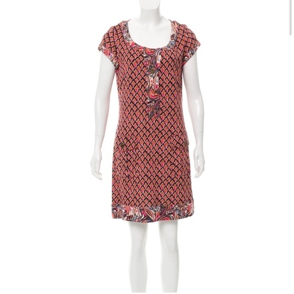 Diane Von Furstenberg Silk Kian Dress - Picture 1 of 7